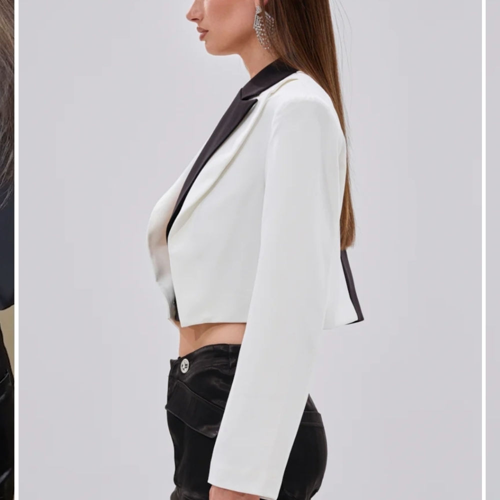 MADE YOU LOOK DOUBLE LAYER BLAZER - 1X - Picture 4 of 7